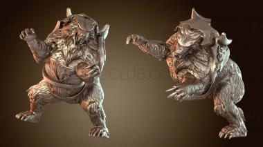 3D модель Ледяной Медведь Жестокая Форма (STL)