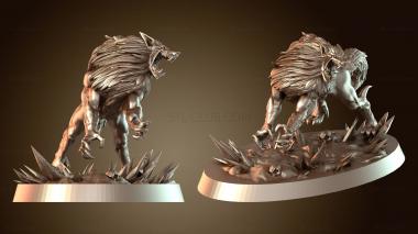 3D модель Морозный Волк-Разведчик (STL)