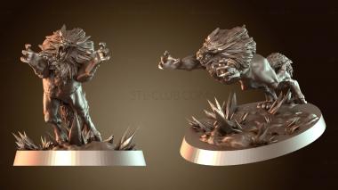 3D model Frost Wolf Elemental (STL)