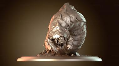 3D модель Атакующая форма ледяного червя (STL)