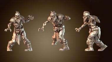 3D model Frozen Ravagers Zombie (STL)