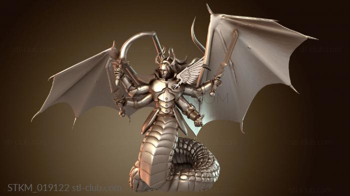 Статуэтки герои, монстры и демоны Fulgrim Daemon Prince Winged