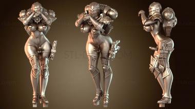 3D model Feral Sister Shadowed (STL)