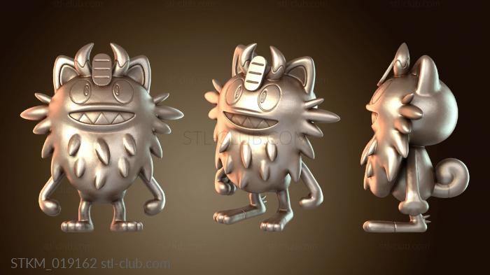 Galarian Meowth and Golisopod