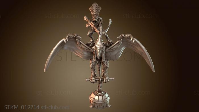 Статуэтки герои, монстры и демоны Gecko Chief Rider Pterodactyl