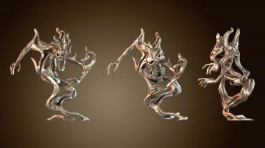 3D model Ghost Shadowed Warrior (STL)