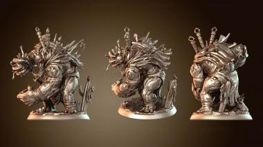 3D модель Голем-страж города-призрака (STL)