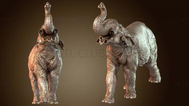 3D model Giant Elephant Armored Behemoth (STL)