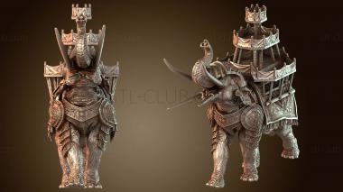 3D model Giant Elephant Armor Warbeast (STL)