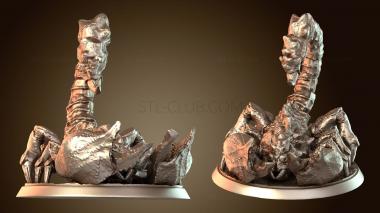 3D модель Каменная форма гигантского скорпиона (STL)