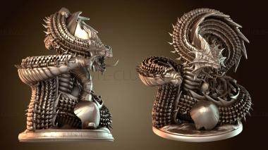 3D мадэль Гигантское призванное змеиное яйцо магическое (STL)