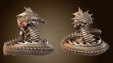 3D model Giant Summoned Snake Colossus (STL)