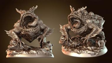 3D model Giant Toad Beast (STL)