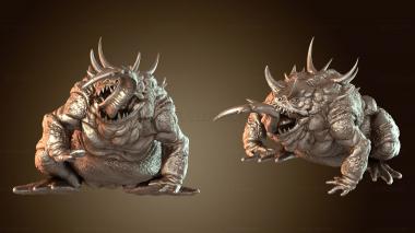 3D model Giant Toad Rampaging (STL)