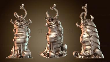 3D model Giant Worm Chasm Terror (STL)