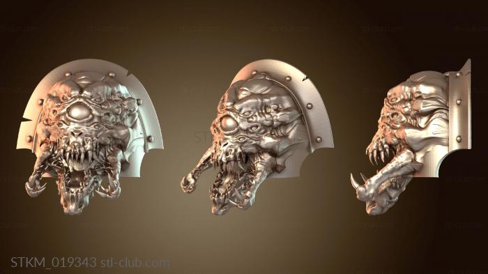 Статуэтки герои, монстры и демоны Gif Chaos Shoulder Pads Set