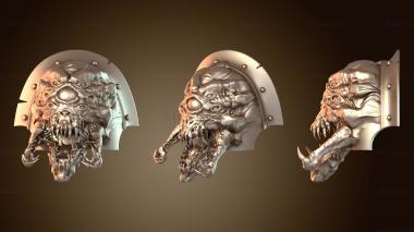 3D model Gif Chaos Shoulder Pads Set (STL)