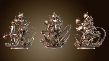 3D мадэль Форма дуэли Джованни и Мьюту (STL)