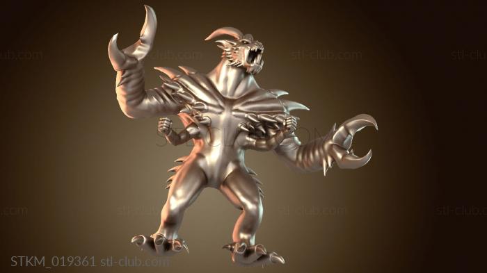 Статуэтки герои, монстры и демоны Glabrezu Demon Fiend