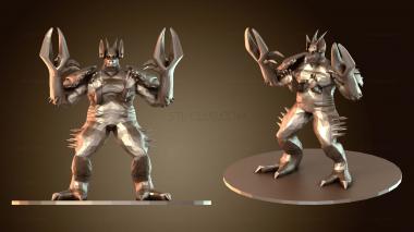 3D model Glabrezu Multiarmed (STL)