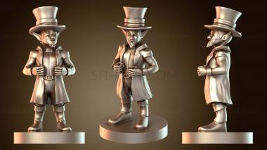 3D model Gnome Merchant Hatted (STL)