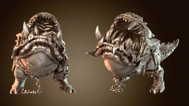 3D model Goblin Big Tooth Beast Form (STL)