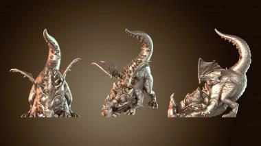 3D model Goblin Caves Baby Dragon Scout (STL)