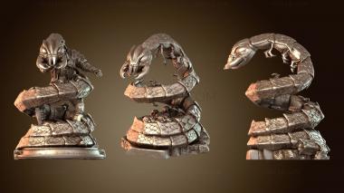 3D model Goblin Caves Centipede Nest Den (STL)