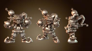 3D model Goblin Clown Juggling Performer (STL)