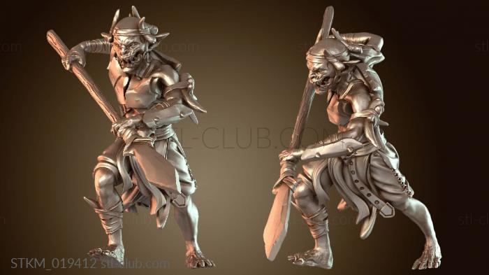 Статуэтки герои, монстры и демоны Goblin Lancer Vanguard