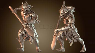 3D model Goblin Lancer Vanguard (STL)