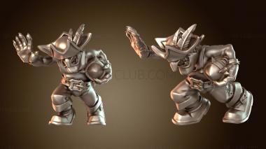 3D мадэль Гоблин-пират-скалливаг (STL)