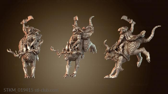 Статуэтки герои, монстры и демоны Goblin Riders Jackalope Rampage