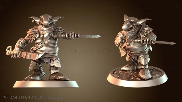 Статуэтки герои, монстры и демоны Goblin Rogue Unsheathing Blade