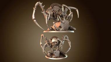 3D model Goblin Spider Banner Bearer Saddled (STL)