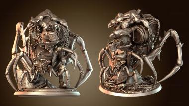 3D model Goblin Spider Barrel Monk Rider (STL)