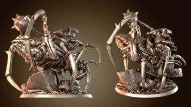 3D model Goblin Spider Monk Spike Armored (STL)