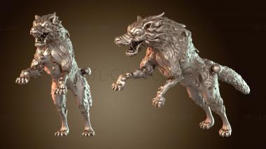 3D model Goblins Feralwolf Wildhowl (STL)