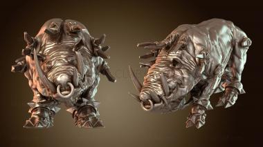 3D model Goblins Boar Rider Stockus Tredzles (STL)