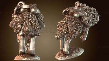 3D model Goblins Lobos Howling (STL)