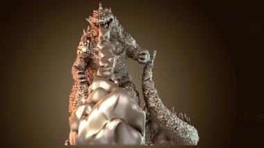 3D model Godzilla OG Flame Breath (STL)