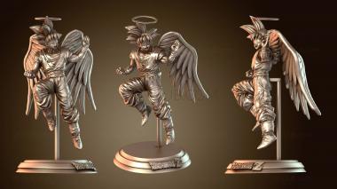 3D model Goku Angel Right Winged (STL)