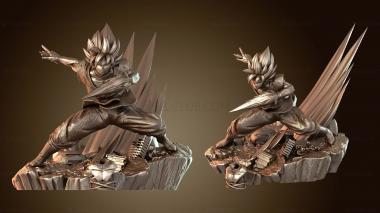 3D model Goku Black Dark Form (STL)