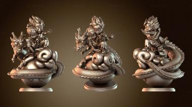 3D model Goku Bulma Shenlong Wish (STL)