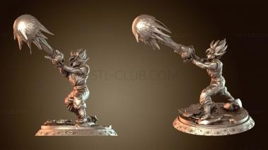 3D model Goku Full Power Standing (STL)