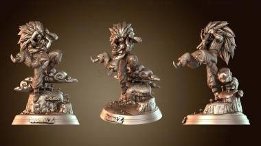 3D модель Взрыв антенны Гоку против Бу (STL)