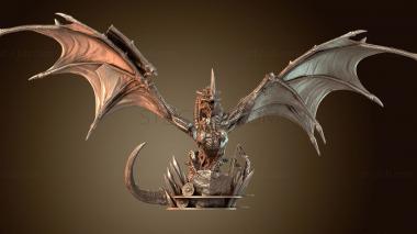 3D мадэль Зеленый Дракон Старейшина Рука (STL)