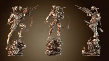 3D мадэль Зеленый Фонарь Джон Стюарт Легендарный (STL)