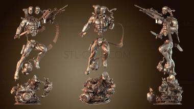 3D model Green Lantern Statue Jhon Stewart Xpose (STL)