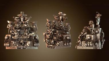 3D мадэль Диорама Гремлинов (STL)